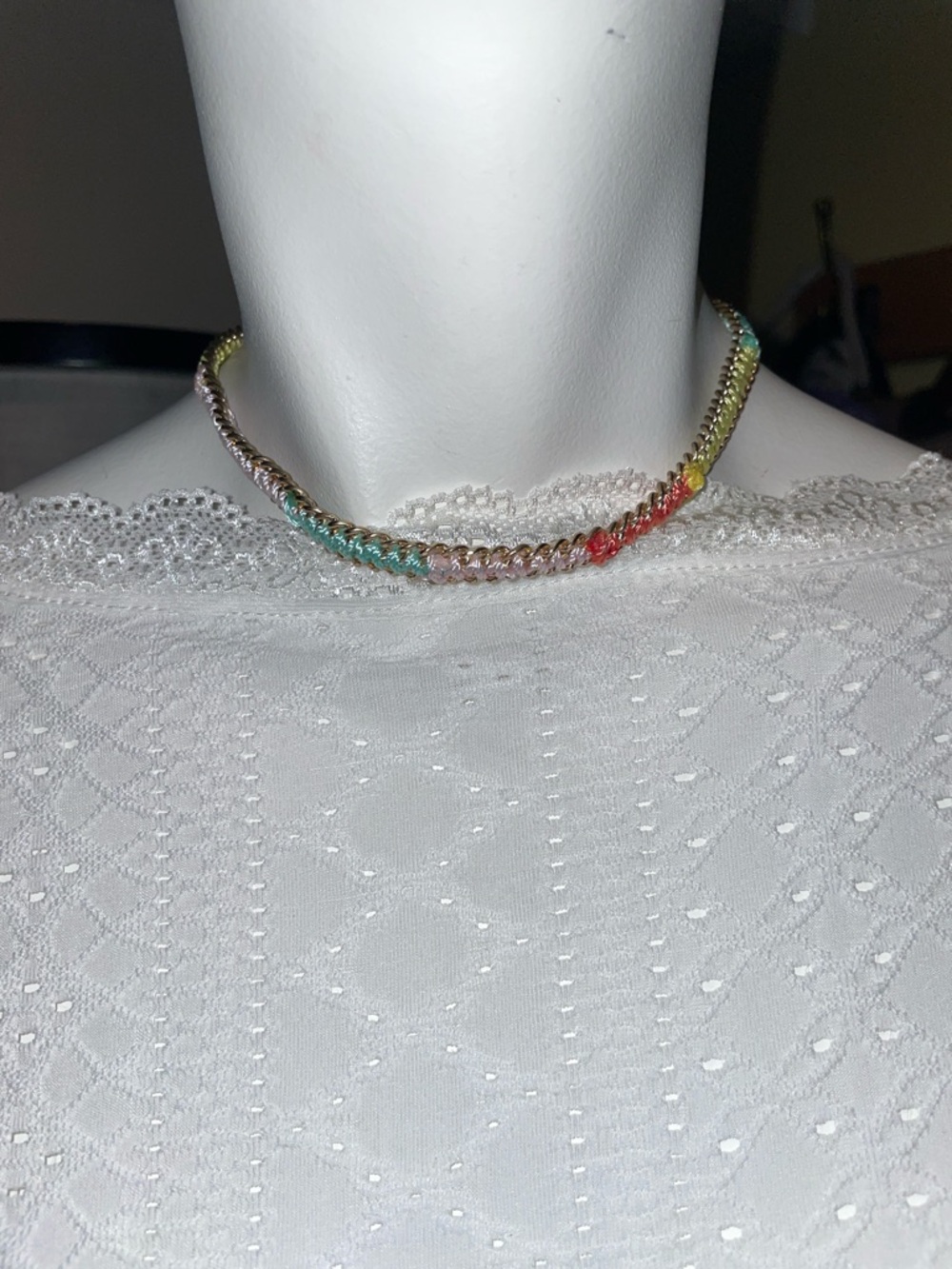Plunder Multi‑Color Necklace – Pastel Boho Strand, Layer‑Ready Statement